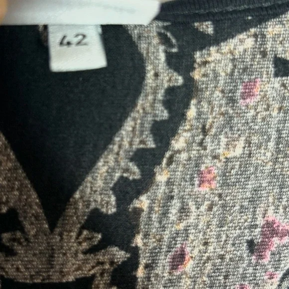 LASCANA Women's paisley pattern Lace Up Dress Tie size 42 US 12 - Picture 10 of 10